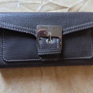 Nine West, Stylish, Gray Wallet